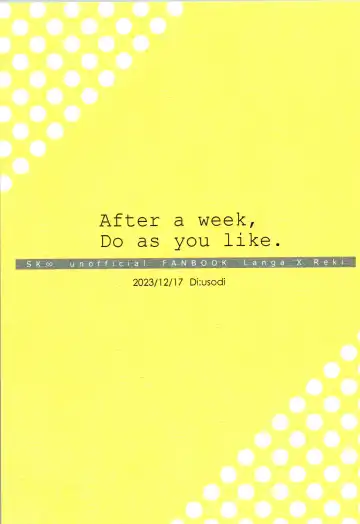 [Usodi] Isshuukan Go wa Suki ni Shite. Fhentai - Page 20