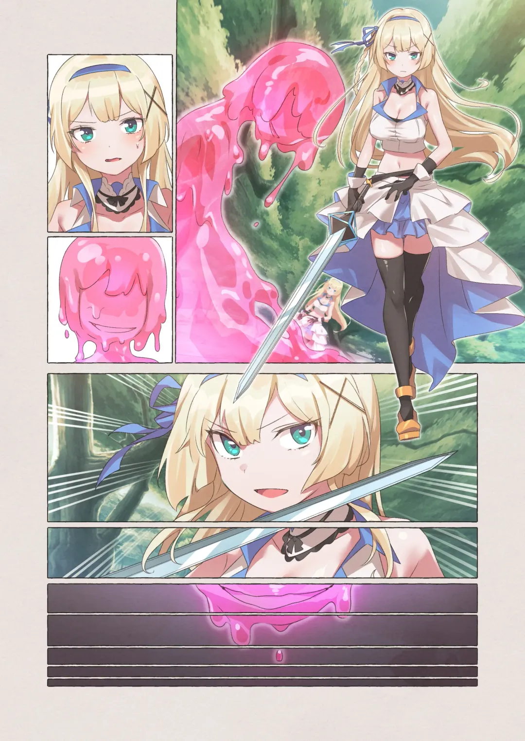 [Ikeda Yasuhiro] Slime Pandemic ~princess knightess succumbs to a slime's energy drain~ Fhentai - Page 37