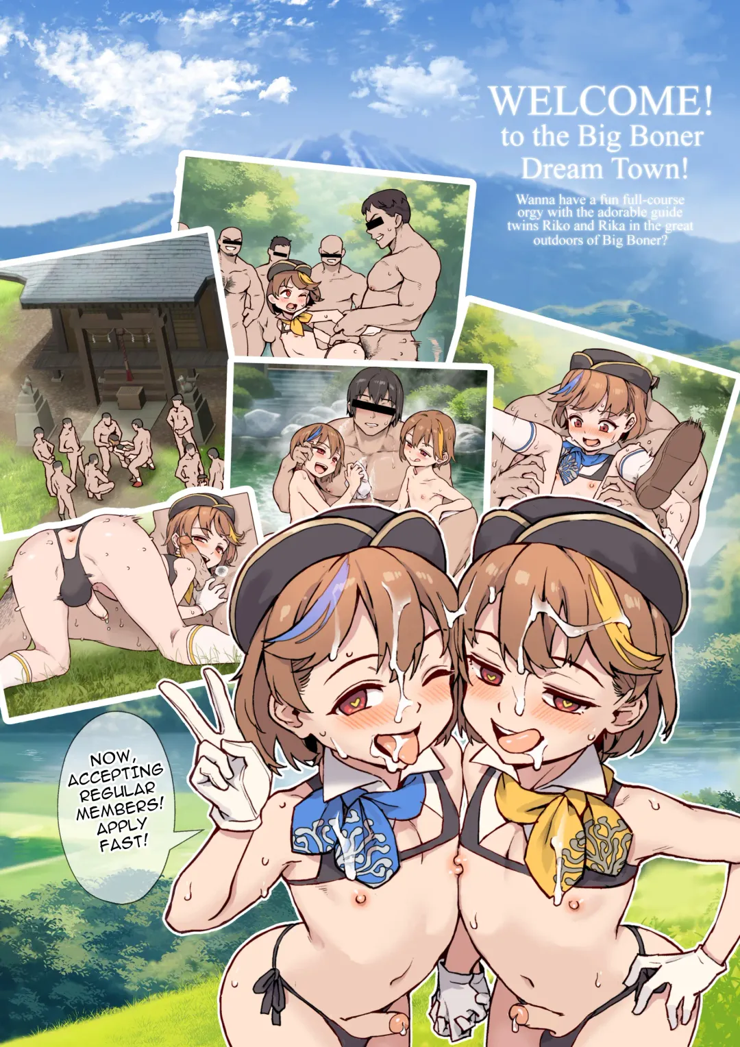 [Jairou - Kozi] Youkoso Riko & Rika no Otokonoko Gohoushi ♂ Bus Guide Tour | Welcome!! Riko & Rika's Trap Servicei ♂ Bus Guide Tour (decensored) Fhentai - Page 35