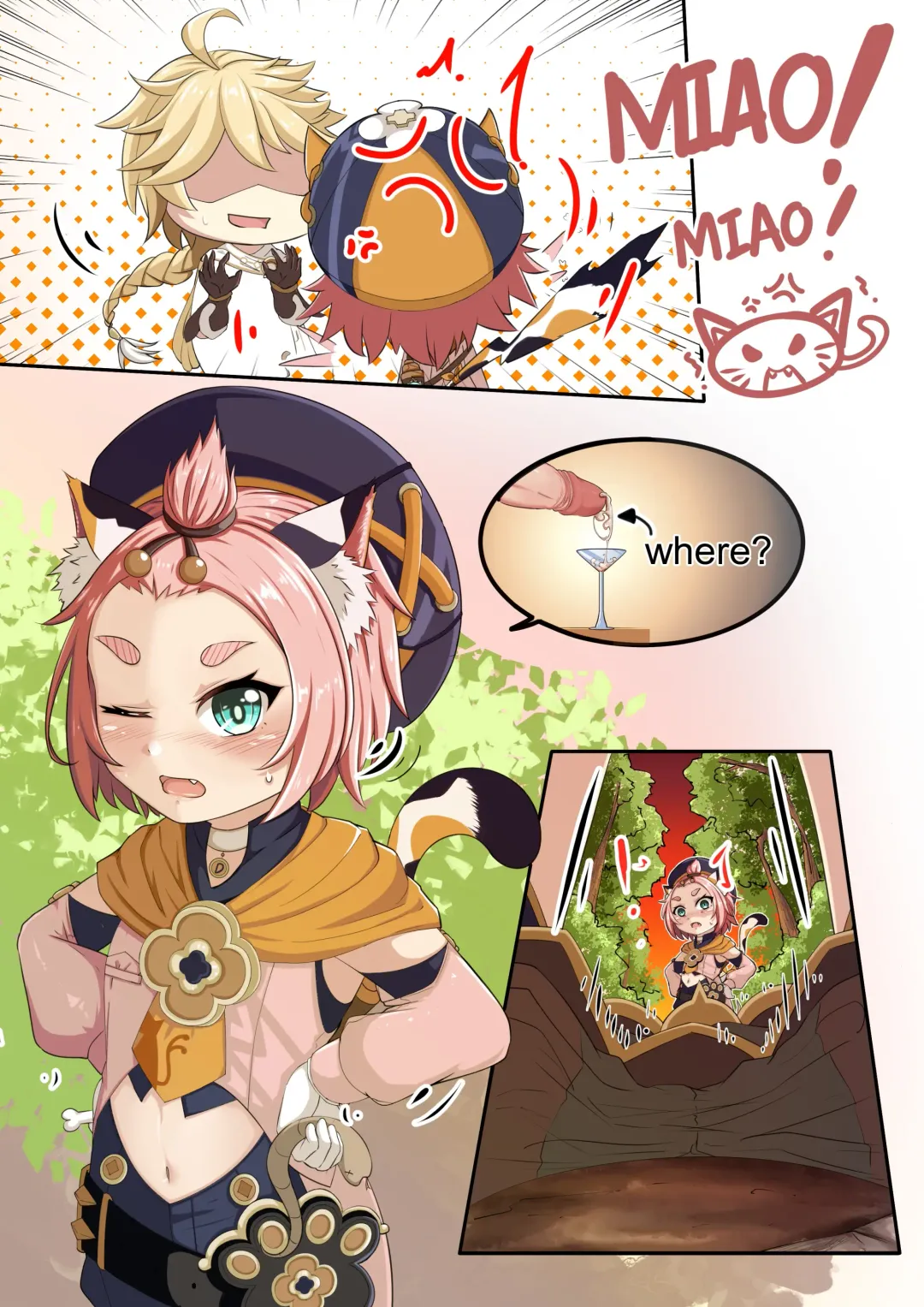 [Yamazaki Ginryu] Diona to no Nichijou -Mondai Hen- | Daily Life with Diona -Question Chapter- (decensored) Fhentai - Page 6