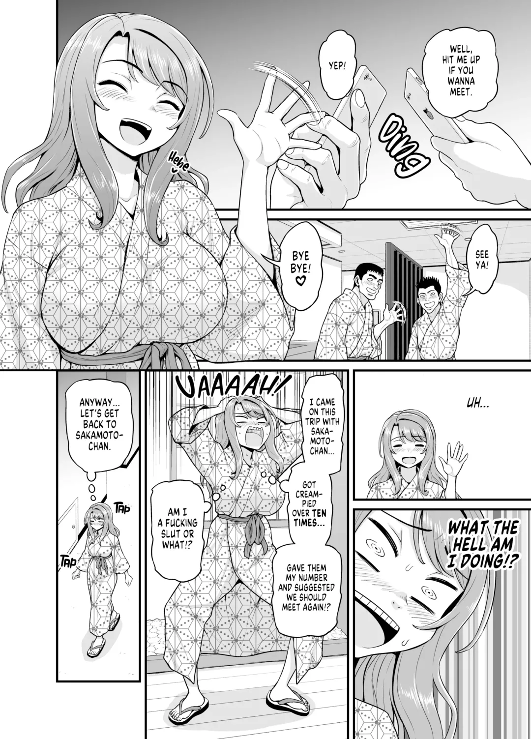 [Gachonjirou] Game Tomodachi no Onnanoko to Onsen Ryokou de Yaru Hanashi NTRver. | Getting it On With Your Gaming Buddy at the Hot Spring NTRVer. (decensored) Fhentai - Page 59