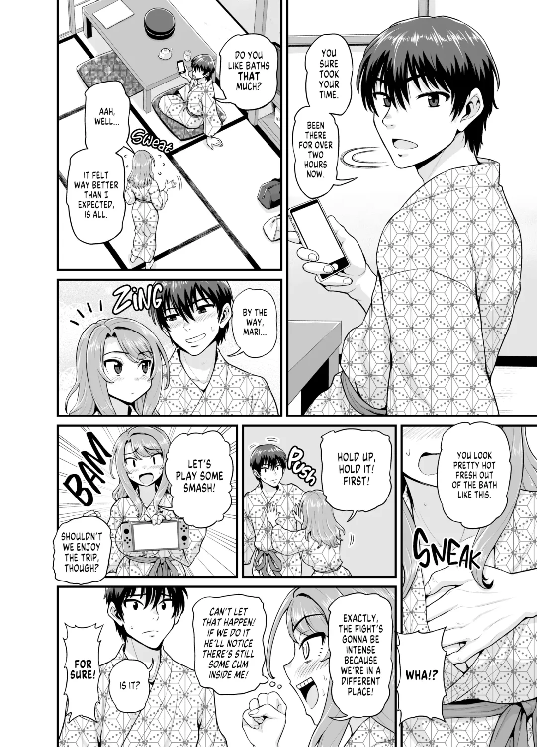 [Gachonjirou] Game Tomodachi no Onnanoko to Onsen Ryokou de Yaru Hanashi NTRver. | Getting it On With Your Gaming Buddy at the Hot Spring NTRVer. (decensored) Fhentai - Page 61