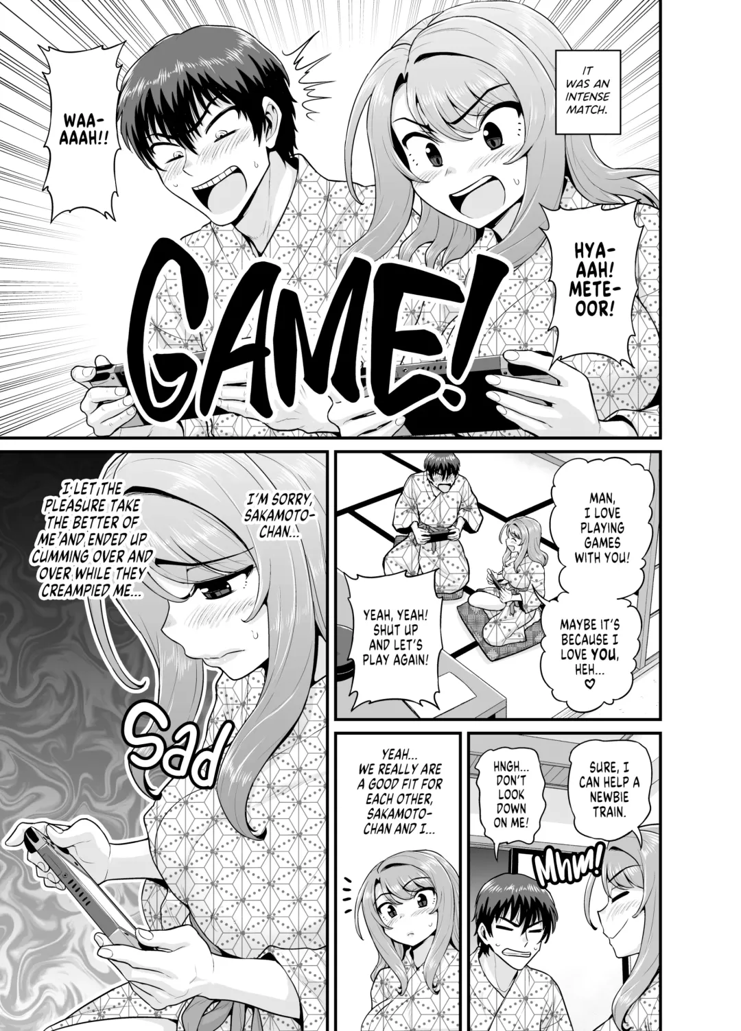 [Gachonjirou] Game Tomodachi no Onnanoko to Onsen Ryokou de Yaru Hanashi NTRver. | Getting it On With Your Gaming Buddy at the Hot Spring NTRVer. (decensored) Fhentai - Page 62