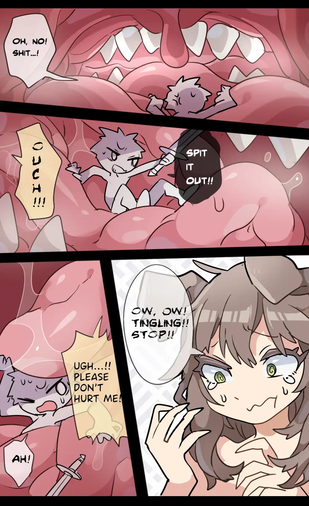 [Ima Att] Giant Dog Girl VORE & GTS Fhentai - Page 3