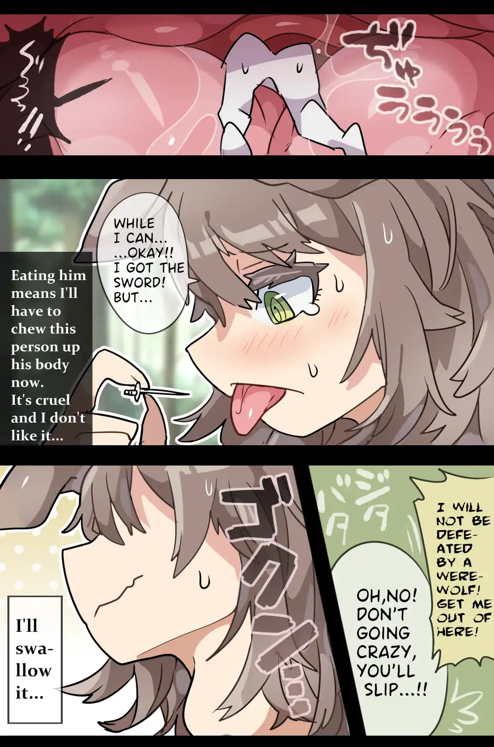 [Ima Att] Giant Dog Girl VORE & GTS Fhentai - Page 4