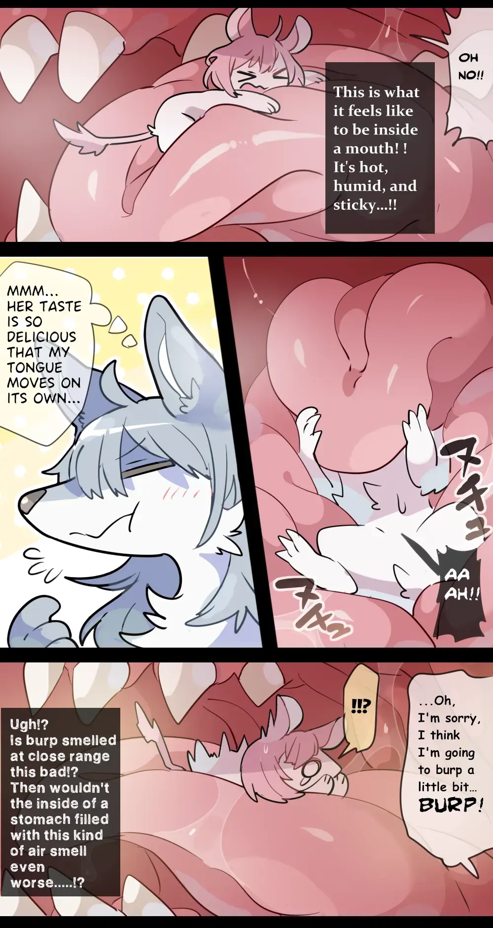 [Ima Att] Giant Wolf Girl VORE & GTS Fhentai - Page 3