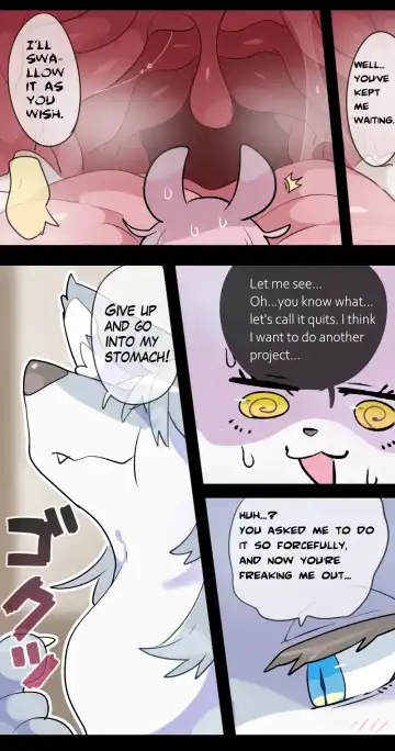 [Ima Att] Giant Wolf Girl VORE & GTS Fhentai - Page 4