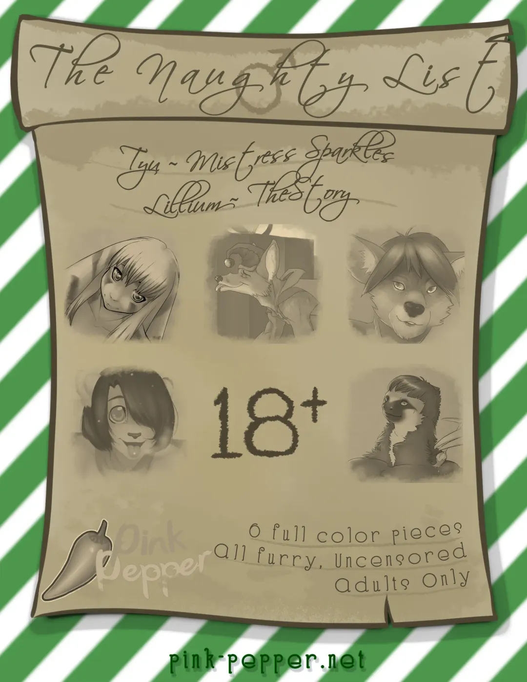 [Lillium - Mistresssparkles] The Naughty List: Male Edition Fhentai - Page 1