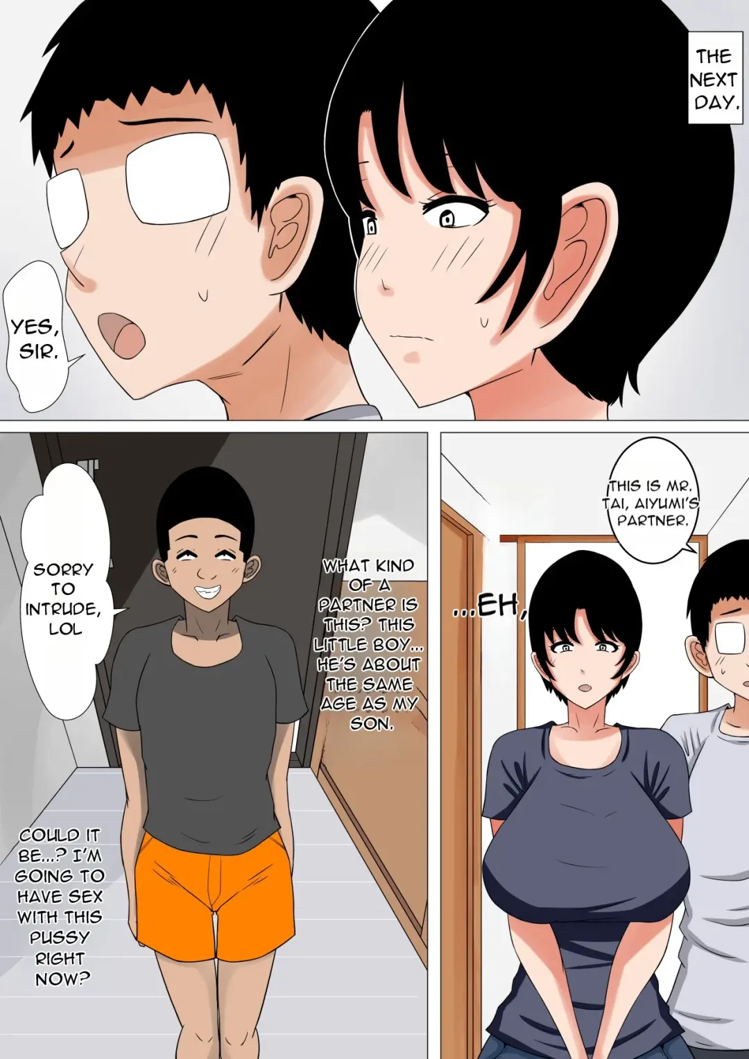 [Fundoshi] Ochinpo baka ni natta uchi no tsuma Fhentai - Page 3