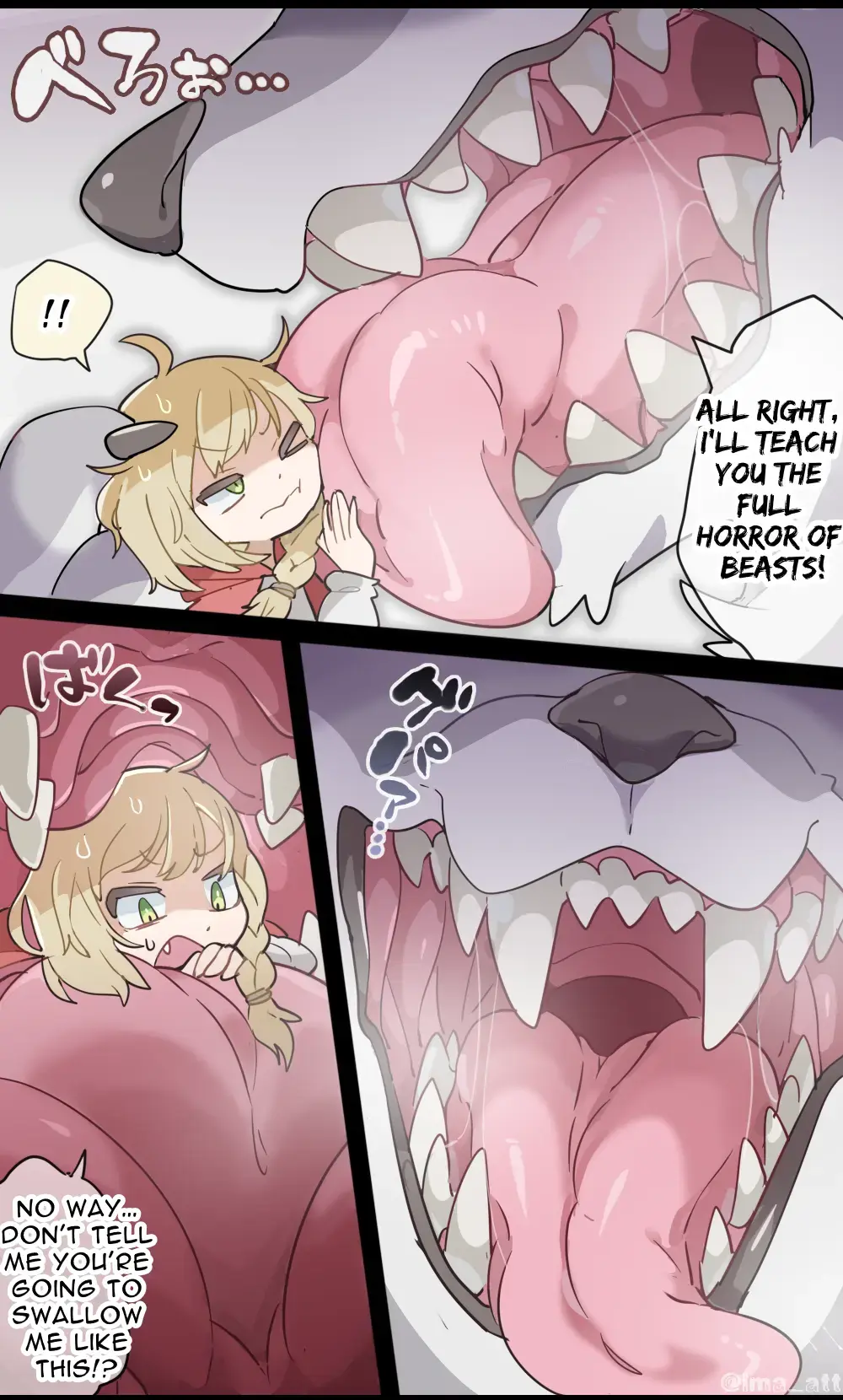 [Ima Att] The Wolf VORE Little Red Riding Hood Fhentai - Page 2