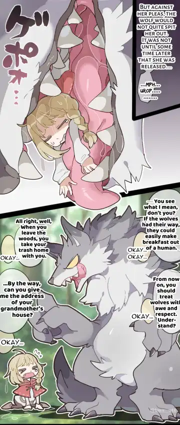 [Ima Att] The Wolf VORE Little Red Riding Hood Fhentai - Page 6