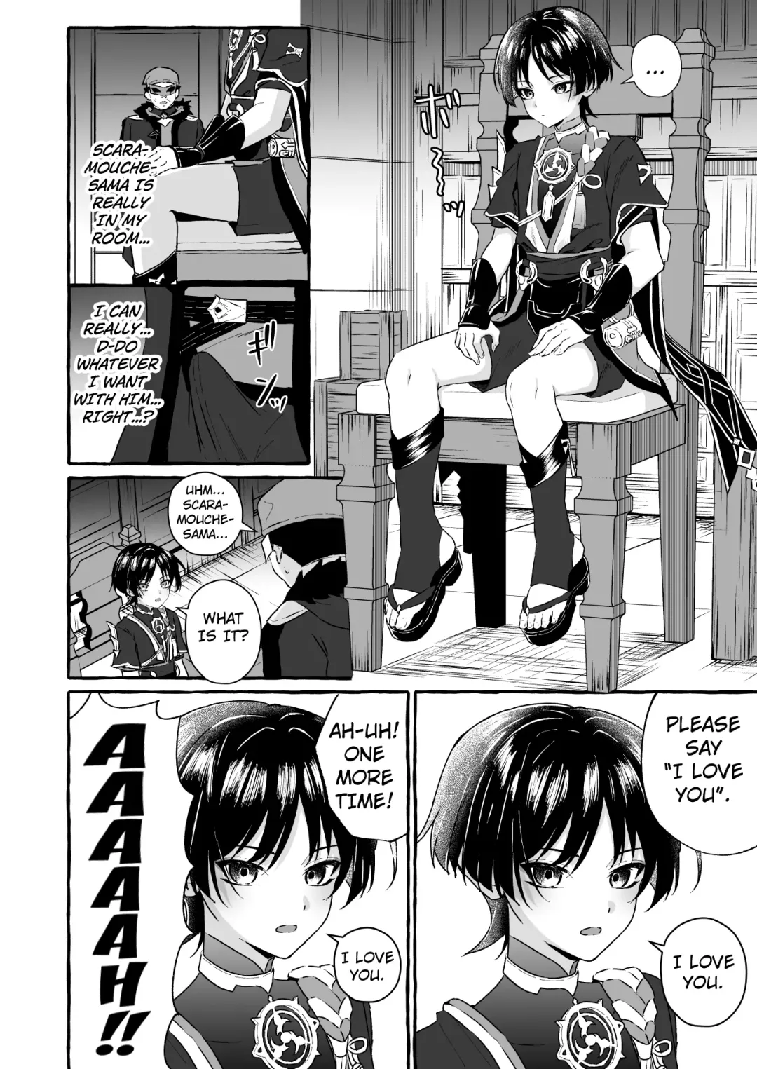 [Kosuke Poke] Sanbing-sama ni Saimin Kakete Icha Love Suru Hanashi Fhentai - Page 8