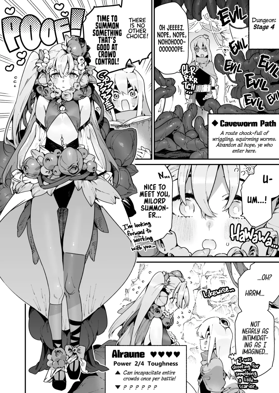 [Chomoran] Yobidashita Aruraune ni Tsuyome no Yajirushi o Muke Rareru Shoukansamurai-kun… Yokatta ne… | Summoner-kun Fhentai - Page 1