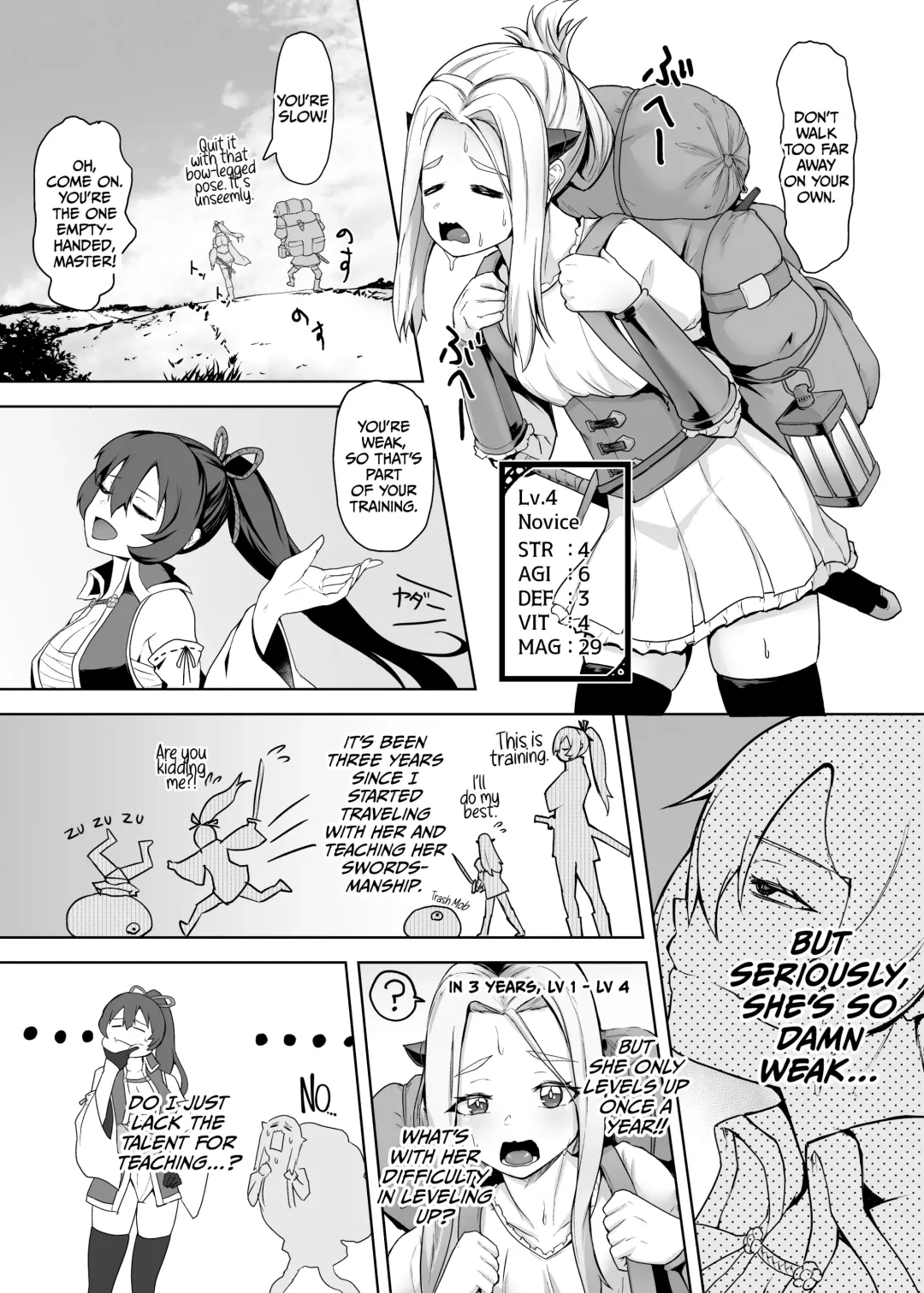 [Gotarou] Tsuyoku Yasashii Onna Samurai, Futanari ni Kaerare Tasuketa Musume ni Level Drain Sareryoku de Nejifuserare Kyousei Shasei Fhentai - Page 7