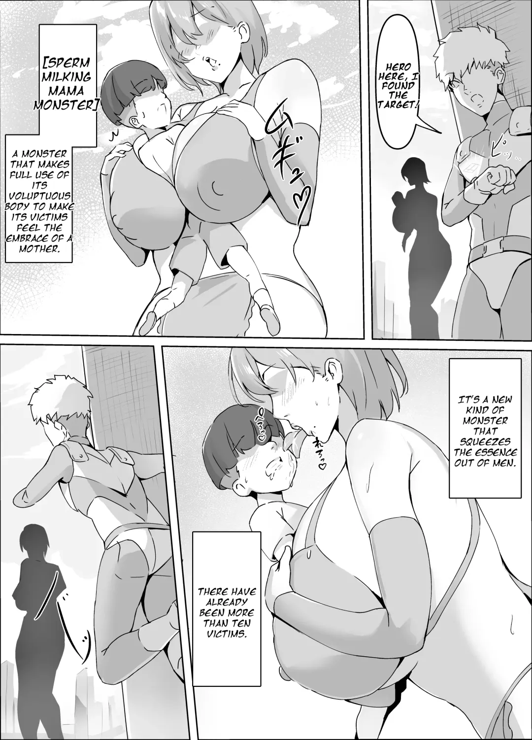 [Tikubin] Sakusei Mama Kaijin | Squeezing Monster Mama Fhentai - Page 2