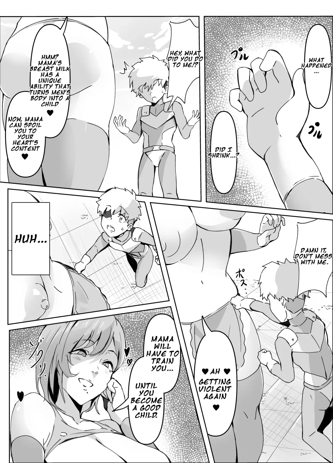 [Tikubin] Sakusei Mama Kaijin | Squeezing Monster Mama Fhentai - Page 9