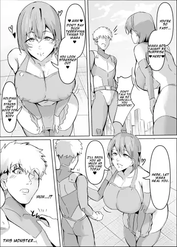 [Tikubin] Sakusei Mama Kaijin | Squeezing Monster Mama Fhentai - Page 4
