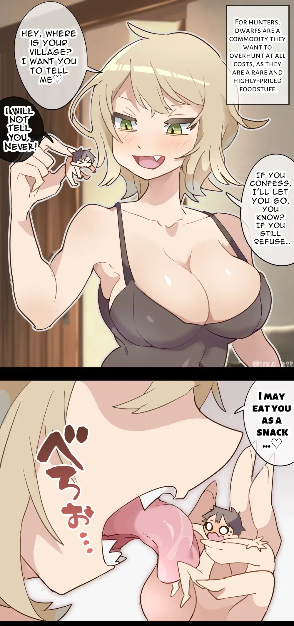 [Ima Att] Giant Woman VORE Fhentai - Page 1