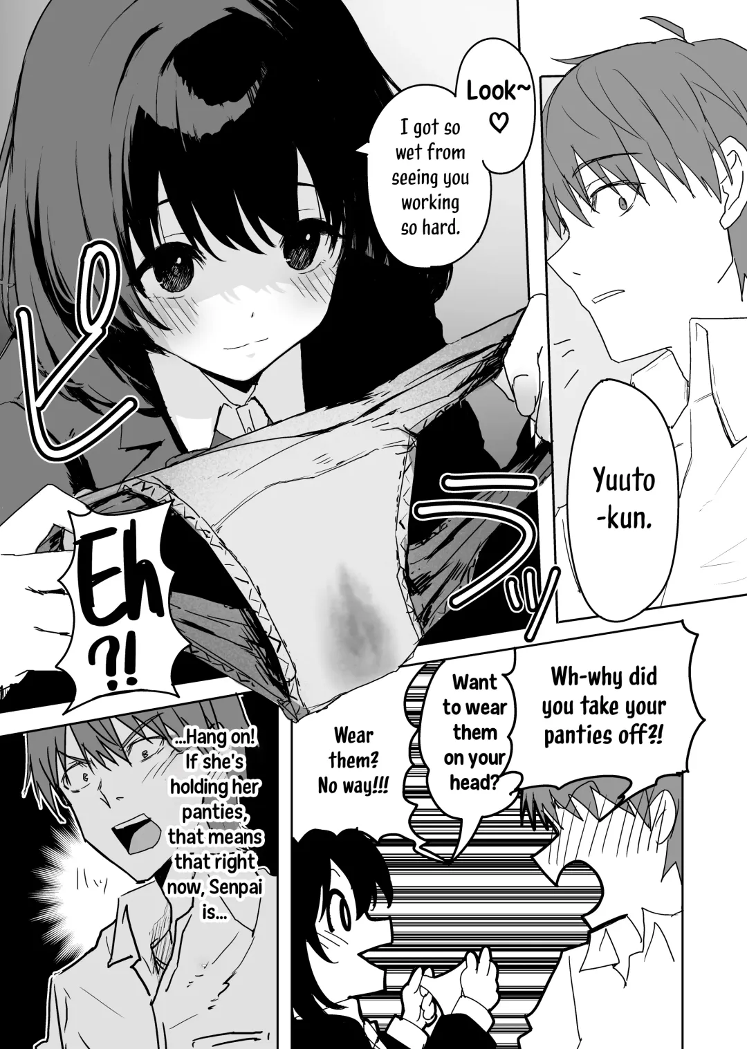 [Inukaki] Sakuraba Senpai wa Misetagari | Sakuraba-Senpai Likes to Expose Herself to Me Fhentai - Page 4