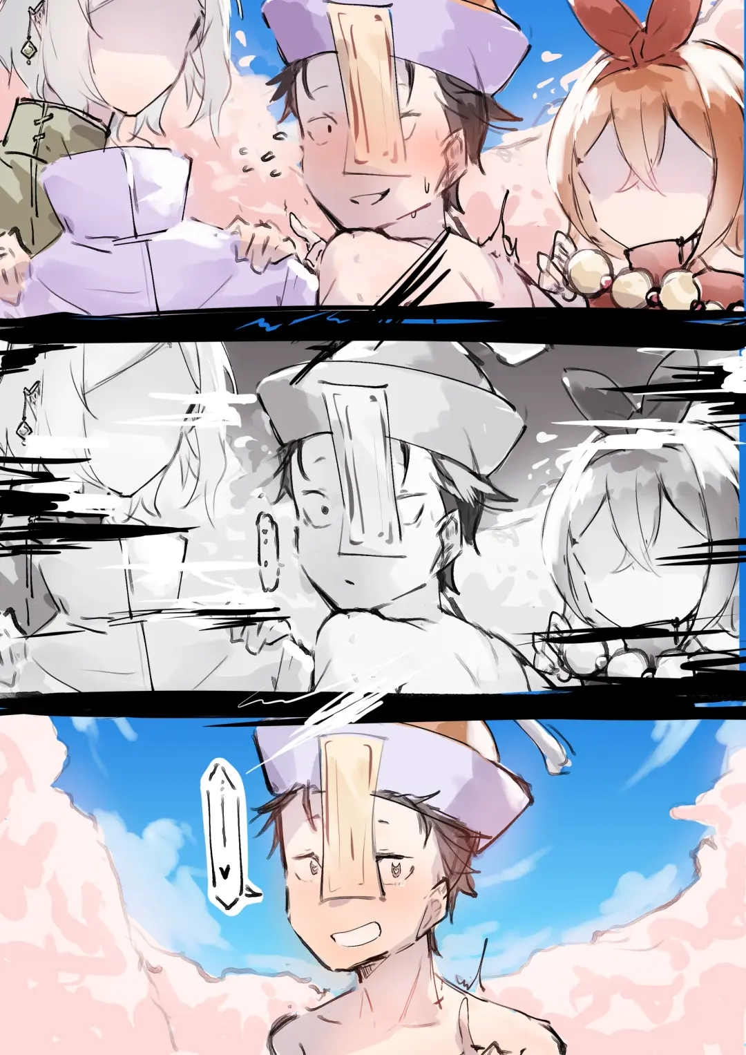 Subaru x Emilia and Rem Fhentai - Page 22