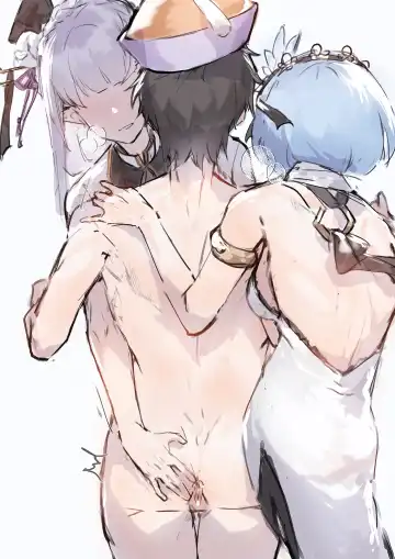 Subaru x Emilia and Rem Fhentai - Page 11