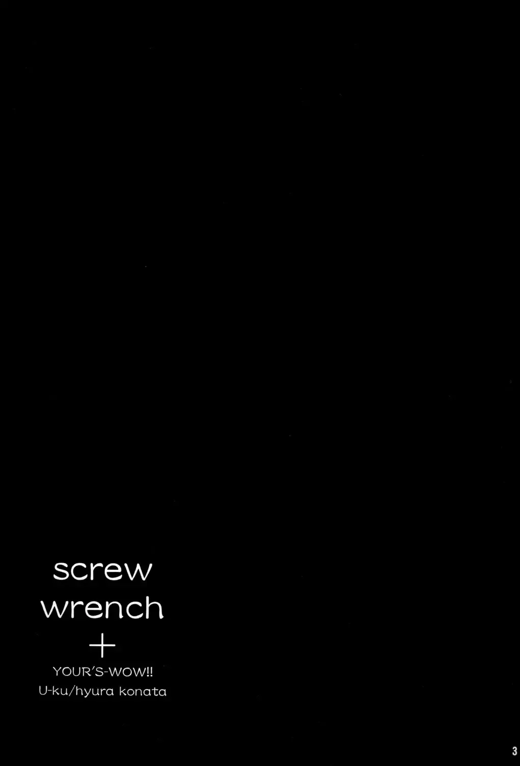 [Konata Hyuura] Screw Wrench Fhentai - Page 3