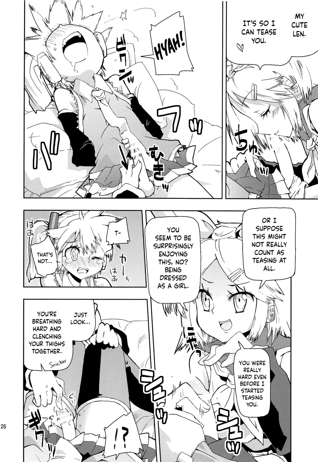 [Seihoukei] Len-kun ni Tsui Ecchi na Ijiwaru Shichau no wa, Minna Len-kun ga Da-isuki Dakara Dayo! Fhentai - Page 25