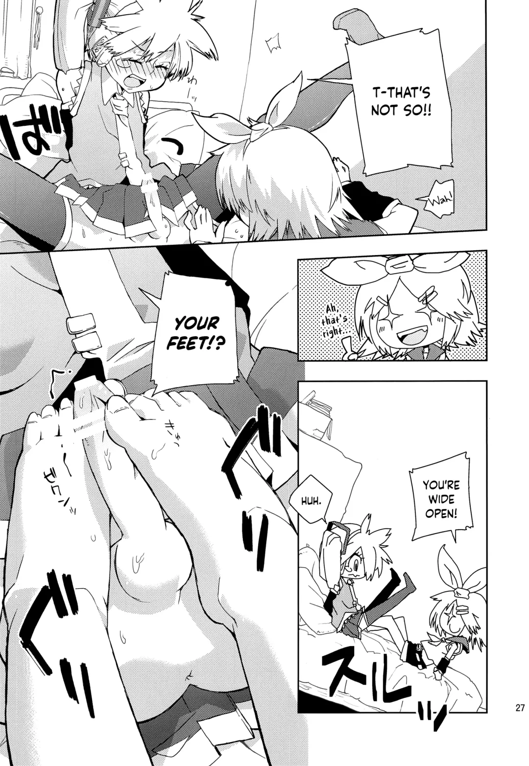 [Seihoukei] Len-kun ni Tsui Ecchi na Ijiwaru Shichau no wa, Minna Len-kun ga Da-isuki Dakara Dayo! Fhentai - Page 26