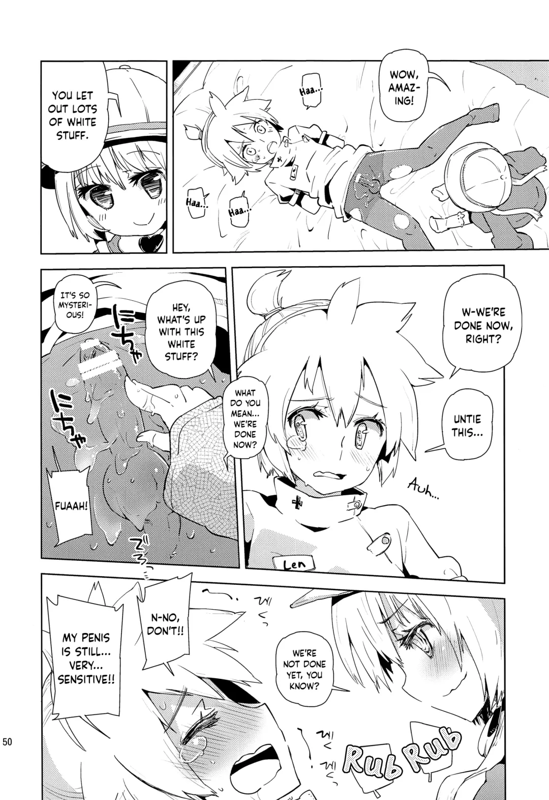 [Seihoukei] Len-kun ni Tsui Ecchi na Ijiwaru Shichau no wa, Minna Len-kun ga Da-isuki Dakara Dayo! Fhentai - Page 49