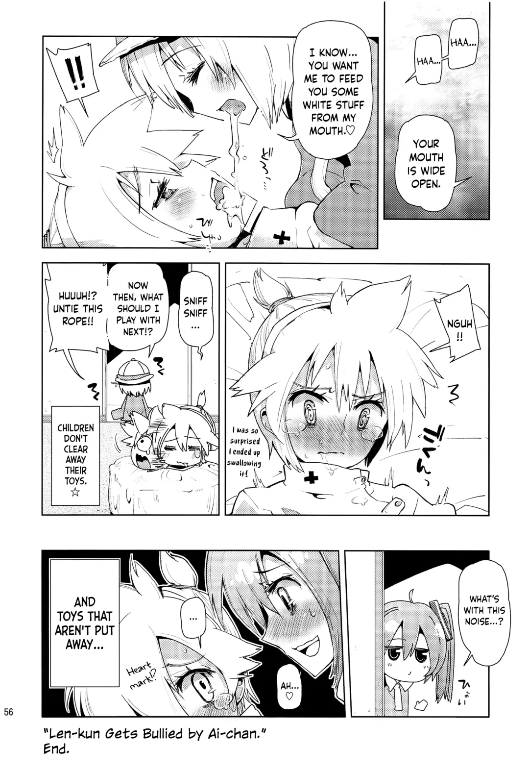 [Seihoukei] Len-kun ni Tsui Ecchi na Ijiwaru Shichau no wa, Minna Len-kun ga Da-isuki Dakara Dayo! Fhentai - Page 55