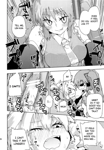 [Seihoukei] Len-kun ni Tsui Ecchi na Ijiwaru Shichau no wa, Minna Len-kun ga Da-isuki Dakara Dayo! Fhentai - Page 35