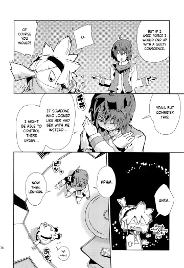 [Seihoukei] Len-kun ni Tsui Ecchi na Ijiwaru Shichau no wa, Minna Len-kun ga Da-isuki Dakara Dayo! Fhentai - Page 73