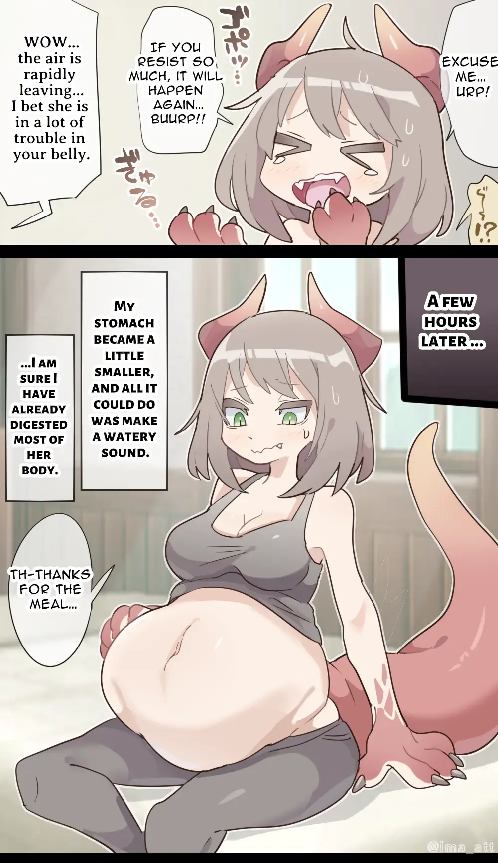 [Ima Att] Dragon Woman SAME SIZE VORE Fhentai - Page 7