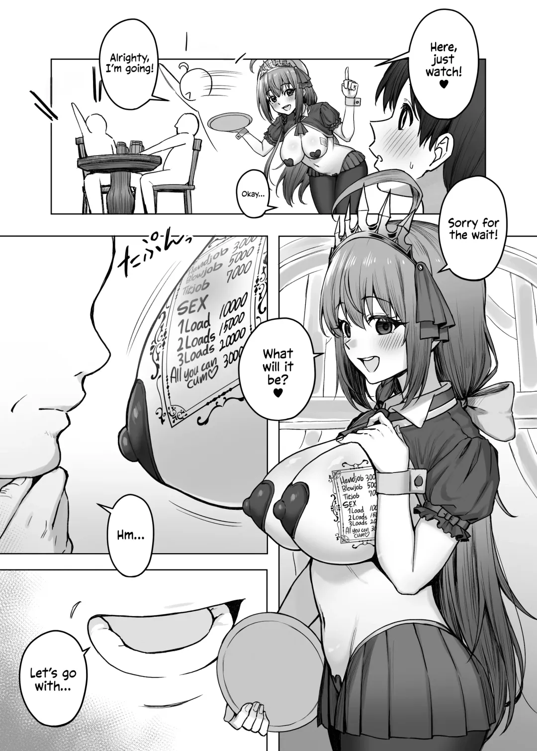 [Periodo] Pecorine no Beit-saki ni wa Ura Menu ga Arurashii | Pecorine's Job Has a Secret Menu Fhentai - Page 4