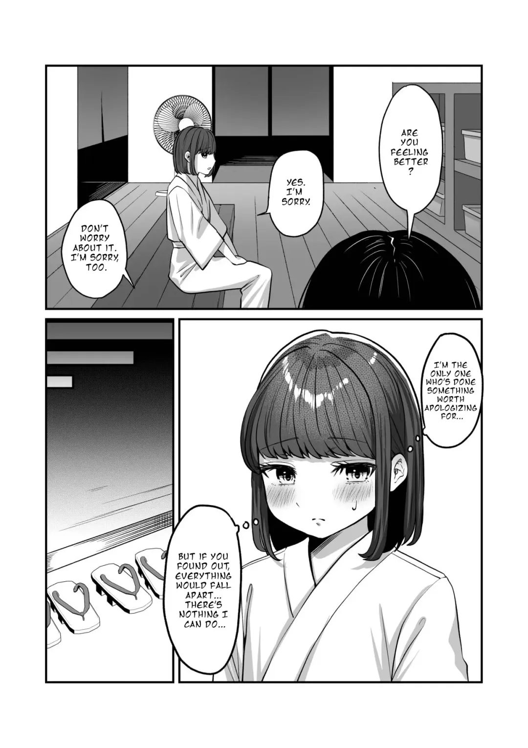 [Chanja Kojiki] Yukemuri de Kakuremasu You ni | Hidden in the Steam Fhentai - Page 22