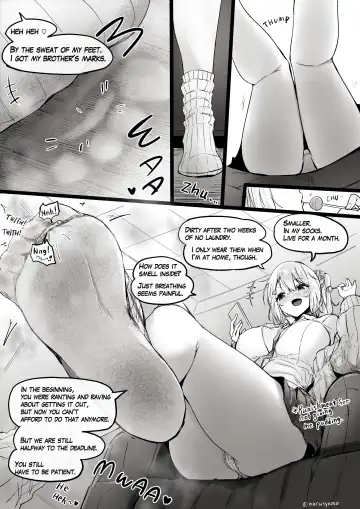 Read [Marushamo] A situation in which the shrunken older brother is forced to spend a month in a sock - Fhentai