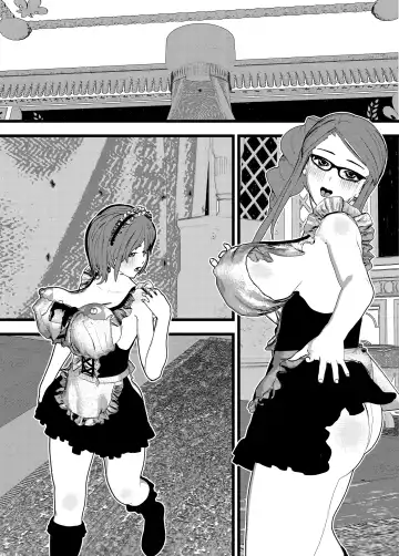 [Settuman] Sukebe na Maid Kanna no Bonyuu Mama Maid to Bonyuu Ane Maid wa Majimesou Dakedo SEX-shite Mitara Kekkyoku Minna Inran Harem! w Fhentai - Page 34