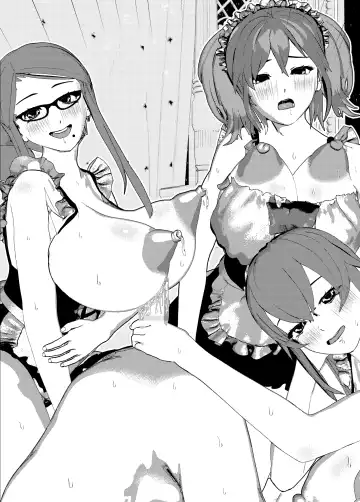[Settuman] Sukebe na Maid Kanna no Bonyuu Mama Maid to Bonyuu Ane Maid wa Majimesou Dakedo SEX-shite Mitara Kekkyoku Minna Inran Harem! w Fhentai - Page 46