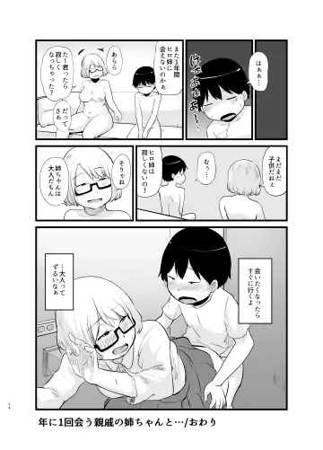 [Kirinama] Toshi ni 1-kai au Shinseki no Nee-chan to... Fhentai - Page 25