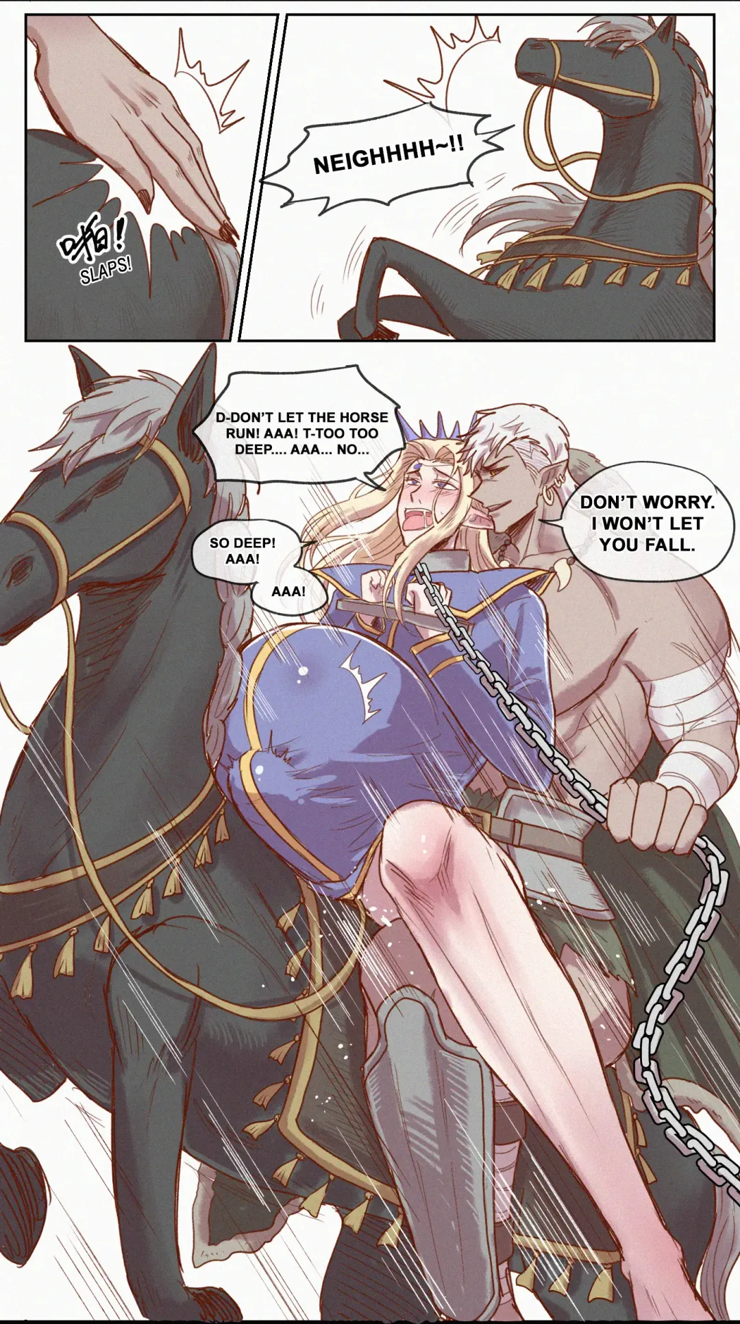 【DARK STORY】THE MERCENARY AND THE ELF KING Fhentai - Page 19