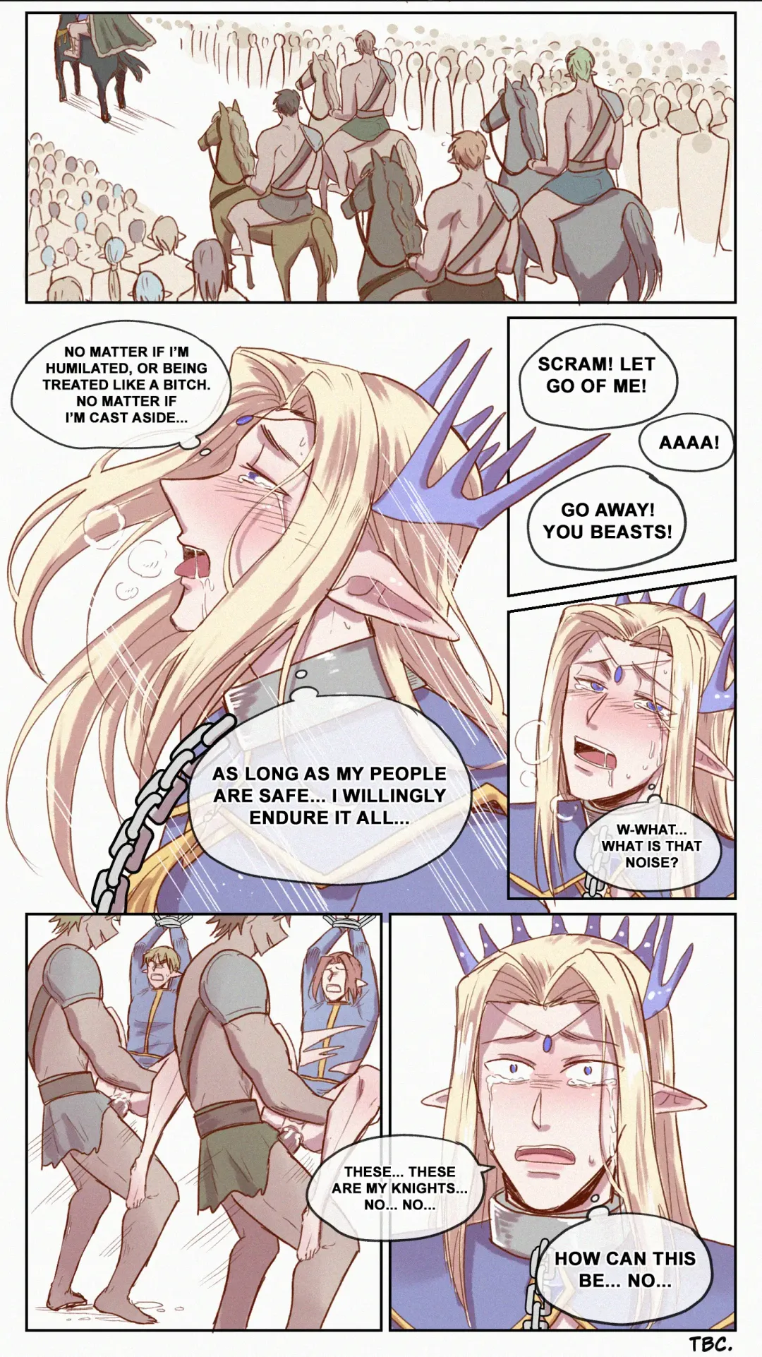 【DARK STORY】THE MERCENARY AND THE ELF KING Fhentai - Page 20