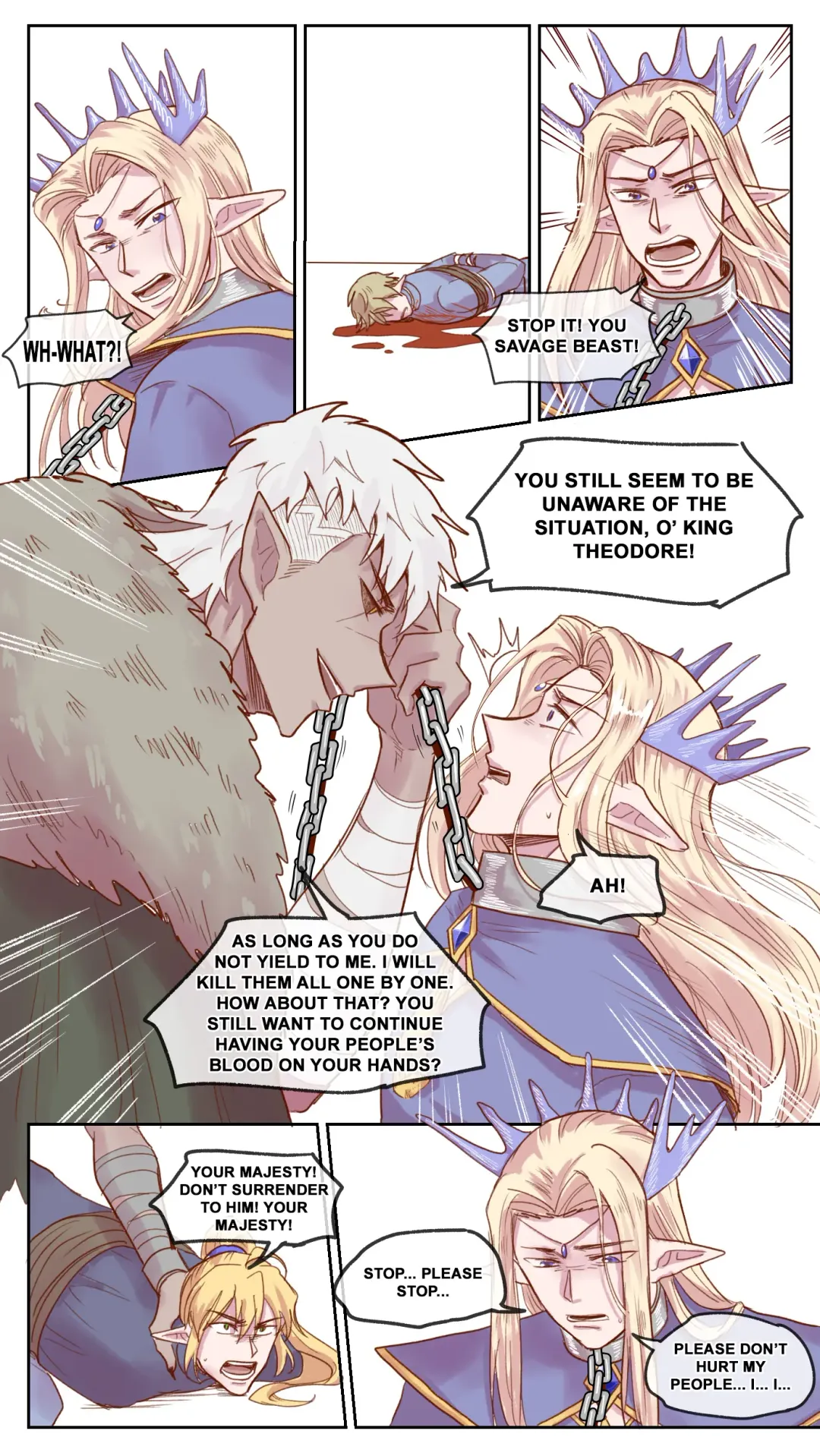【DARK STORY】THE MERCENARY AND THE ELF KING Fhentai - Page 4