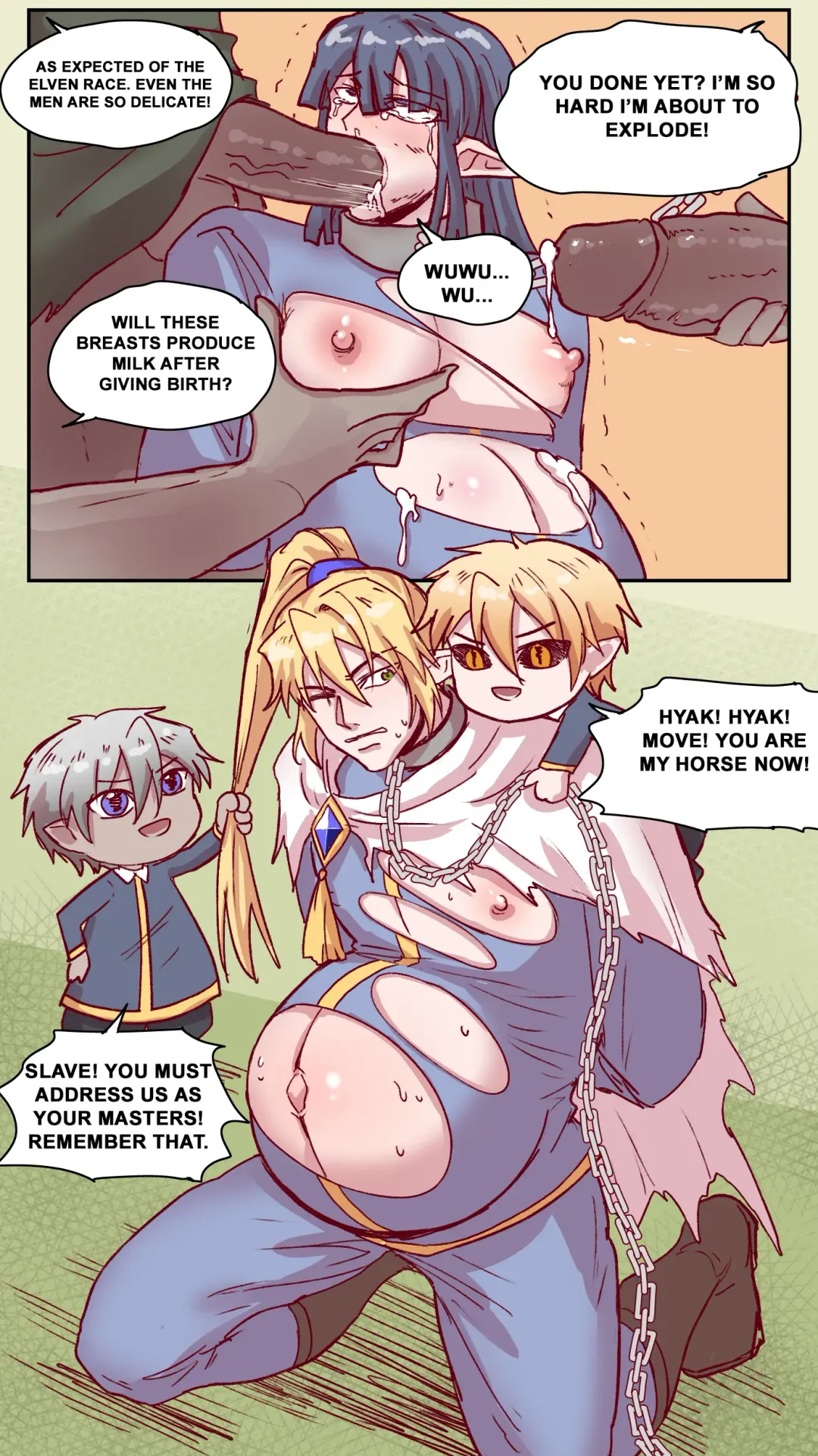 【DARK STORY】THE MERCENARY AND THE ELF KING Fhentai - Page 45