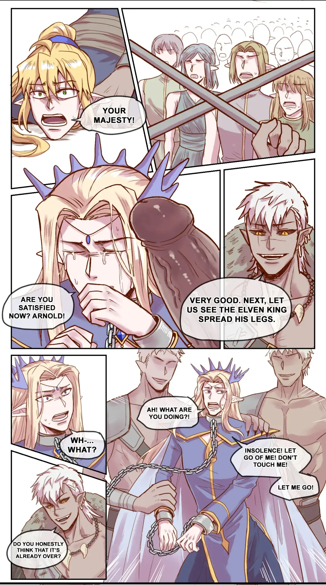 【DARK STORY】THE MERCENARY AND THE ELF KING Fhentai - Page 7