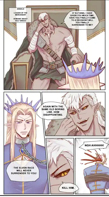 【DARK STORY】THE MERCENARY AND THE ELF KING Fhentai - Page 3
