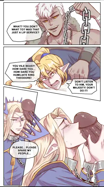 【DARK STORY】THE MERCENARY AND THE ELF KING Fhentai - Page 6