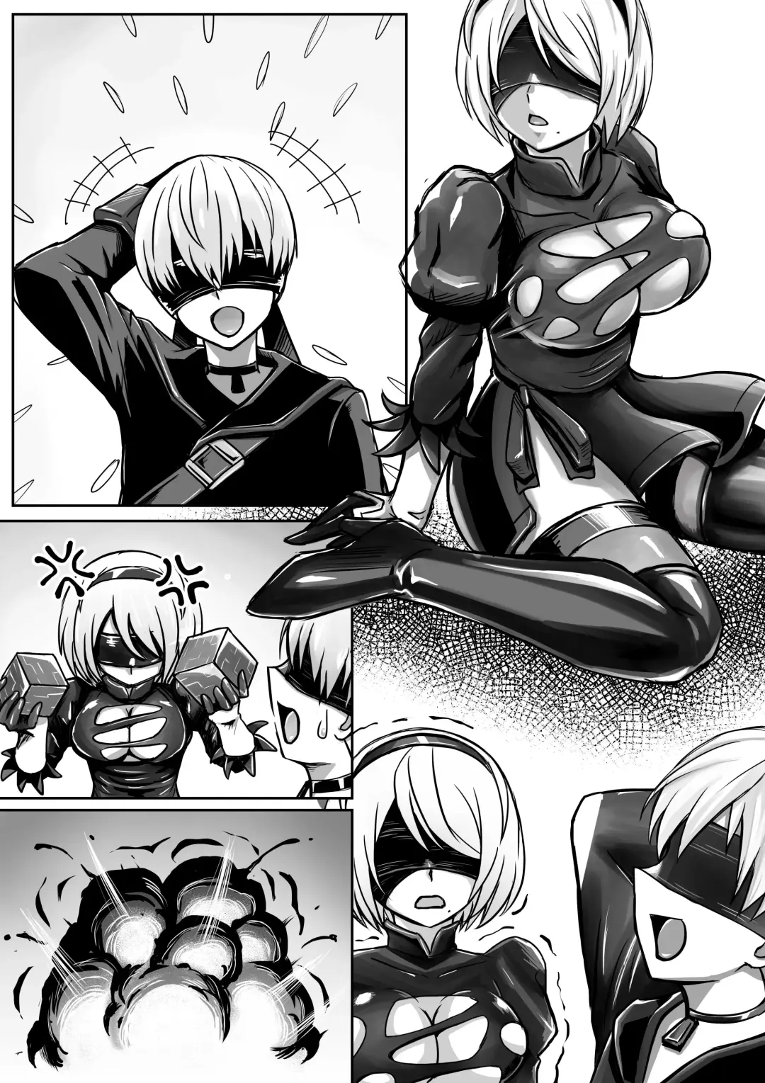 [Bareisho Tarou] 2B, 9S kara Hacking o Ukeru Fhentai - Page 14