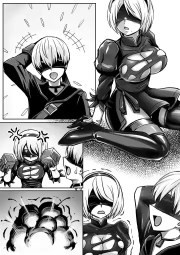 [Bareisho Tarou] 2B, 9S kara Hacking o Ukeru Fhentai - Page 14