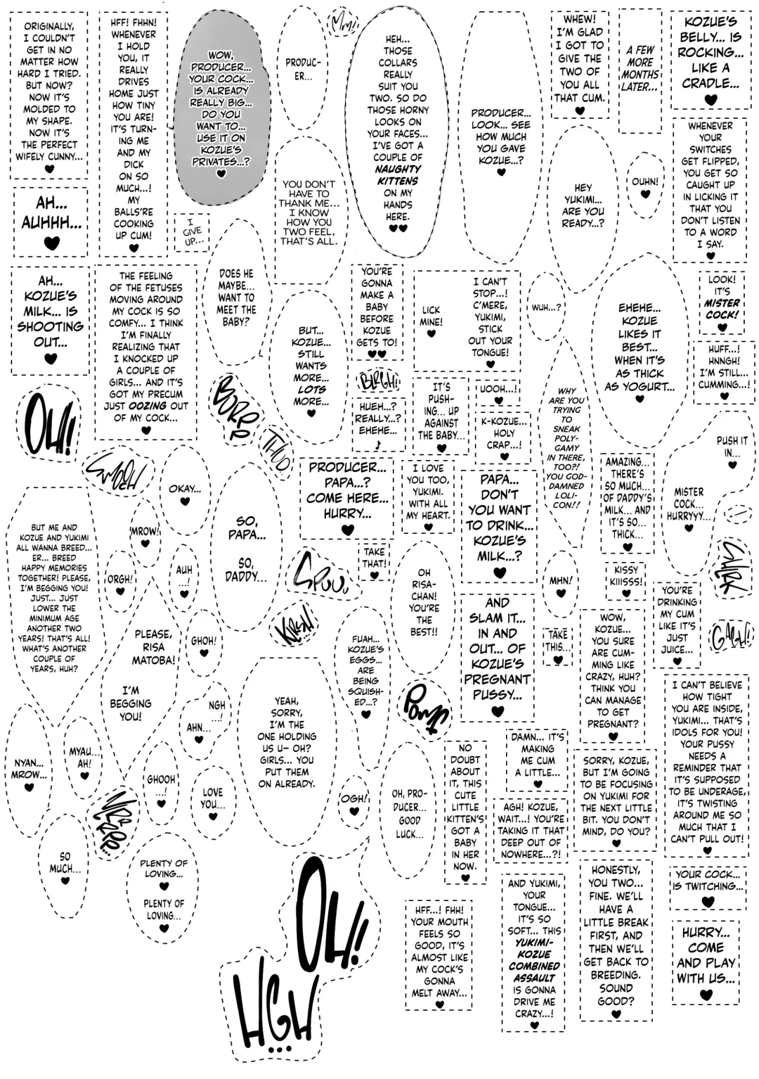 [Hosizora Mikoto] Yukimi to Kozue, Issho ni Iru to Dekichau Mono, Nani? | What Do You Get When You Put Producer, Yukimi And Kozue In A Room Together? Fhentai - Page 40