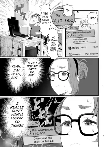 [Guro Tsuki] Otokonoko Haishinsha Nagesen ni Noserarete Hamerarechaimashita Fhentai - Page 5